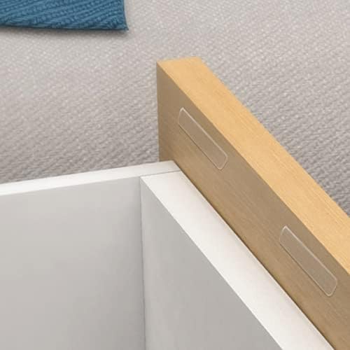 20 PCS Cabinet Door Bumpers Clear Rubber Furniture Bumper Strips 6cm Length, Adhesive Glass Table Top Non Slip Pads Stoppers, Noise Dampening Bumper Pads for Drawers, Furnitures Protection