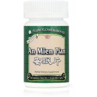 An Mien Pian, 84 Tablets Plum Flower MW# 3919
