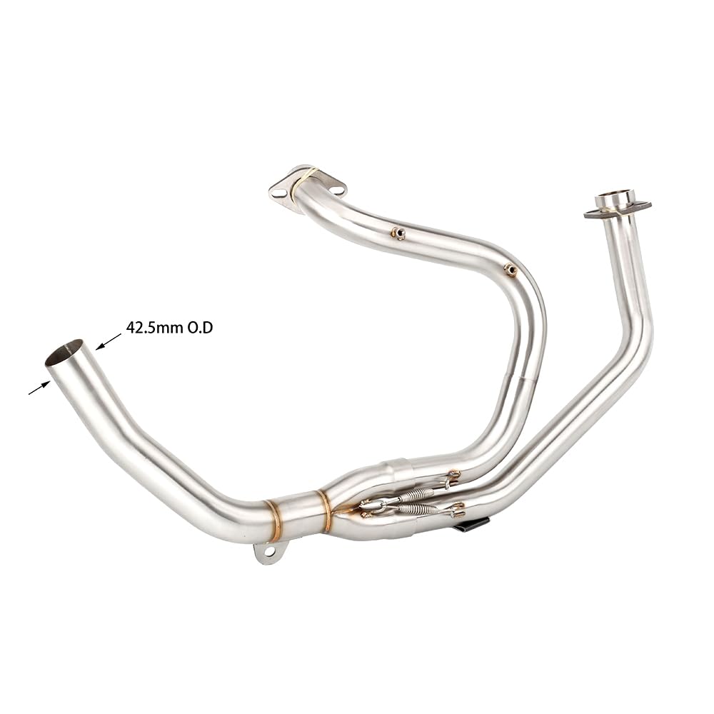 Per Honda Transalp XL650V 2000-2007 Slip-on Terminali di scarico dell'intestazione Tubo Collegamento collettori di Scarico Moto XL650 V XL 650V 650 V