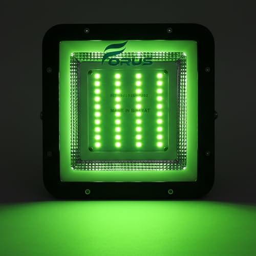 Image of Forus 30W Green Color Flood Light Outdoor LED Waterproof Decorative Focus Lamp for Home Garden Events Security Terrace Landscape Pathway Building Festival Stage Party Celebration Lighting - 1 Pc