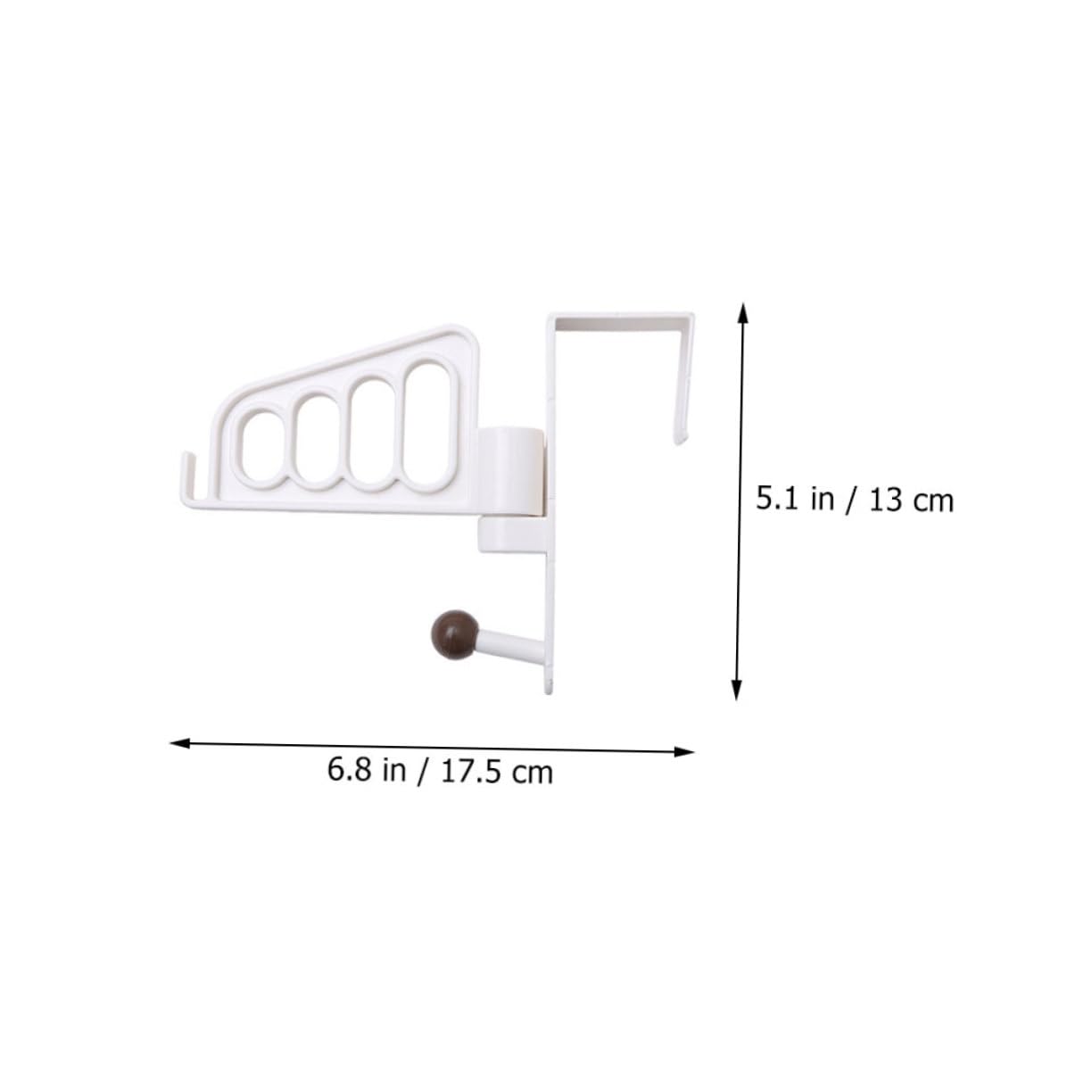 PRETYZOOM Door Hanger Rack Room Hanger Hook Hat Hook Over The Door Storage Scratch Wear Resistance for Living Room Bedroom Hotel