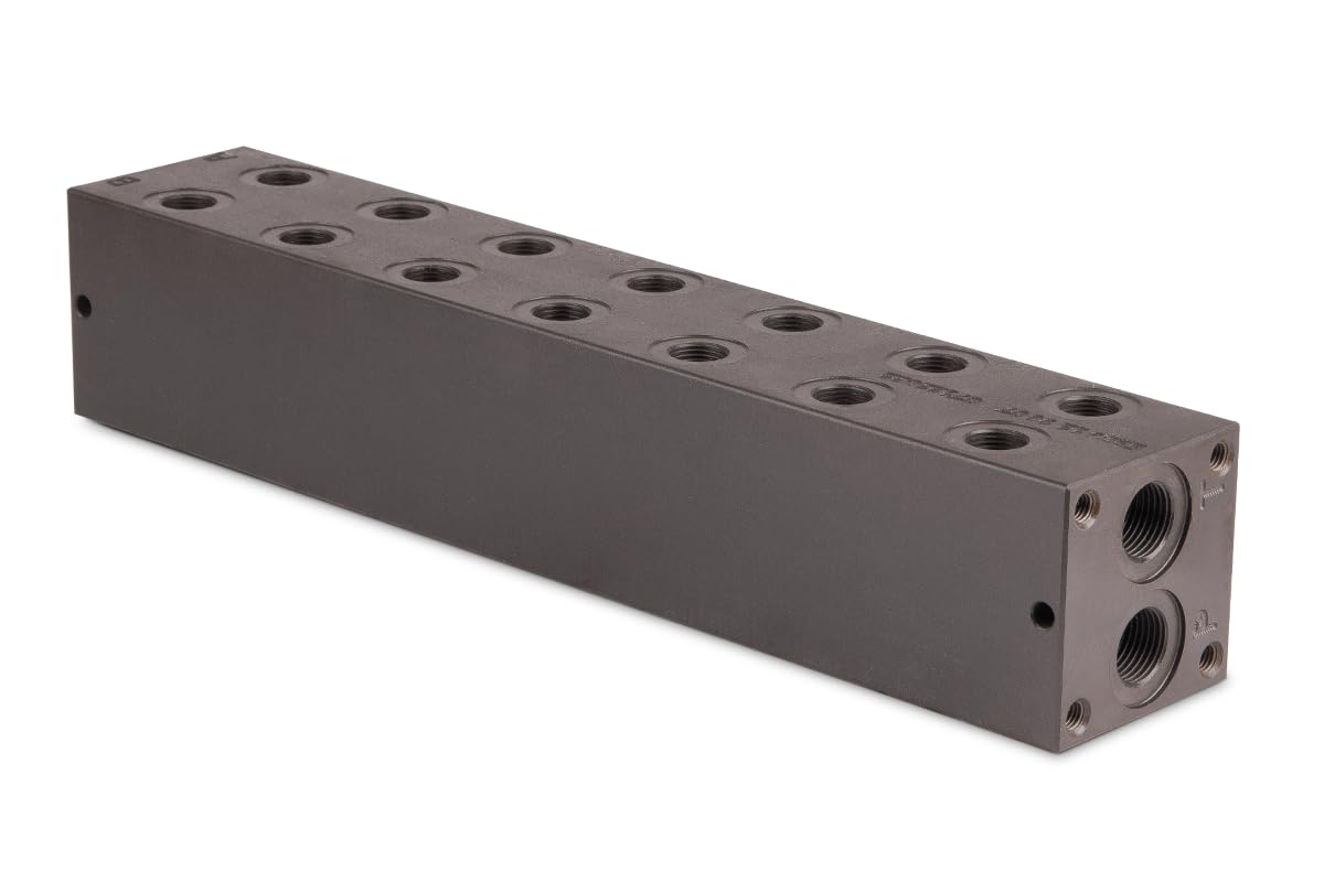 Hydraulik Ventilblock ES 06-12-38-05 (A,B z boku P,T z przodu) | Hydraulik-Anschlussblock