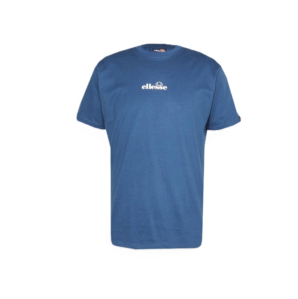 ellesse Mens Ollio Tee Blue T-Shirt, Blue, XL EU
