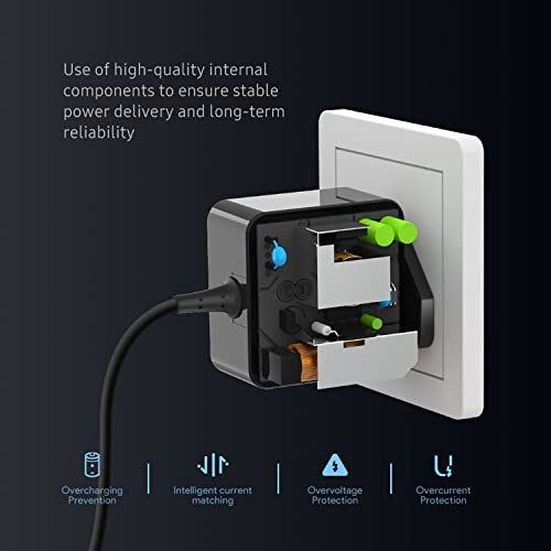 HKY 26.5V Replacement Charger for Oraimo UltraCleaner OSV-102 OSV-102A Homeika H016 H320 HA016 Hompany H18 Roanow MarsVac S1 Yonok RSH09 Cordless Vacuum Cleaner 22.2V Battery Charger Power Supply Cord - Image 3
