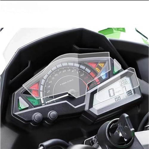 Film protecteur tableau de bord moto pour garder un compteur net en balade en Kawasaki