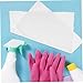CHILDWEET 100pcs Microfiber Cleaning Rags Gray Industrial for Car Medical Use Static-Free Polyester Fiber