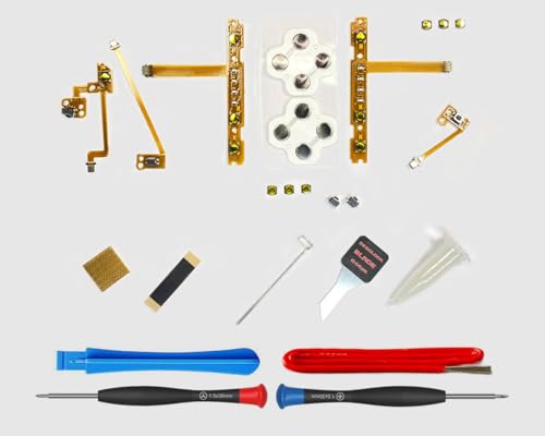 ElecGear Joy-Con Switch�R���g���[���[�p �͂񂾏����u���[�h�E�H��Z�b�g �{ �t���L�V�u���P�[�u���E�^�N�g�X�C�b�`�������i�iABXY�A�\���L�[�AL/-�AZL/ZR�ASL/SR�A+/R/Home/C/V+/V-/�d���{�^���Ή��j