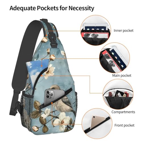 Mochila Sling Elegante Unisex para Viaje 15.3x7.2x3.5 in miniatura 4