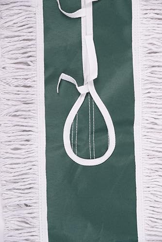 Image of 36 inch inch Industrial-Grade Cotton Dust Mop Head Refills, Perfect Replacement for Busy Home, Gym, Commercial Spaces, Heavy-Duty Mop for Janitorial & Housekeeping Needs - 2 Pack (White)