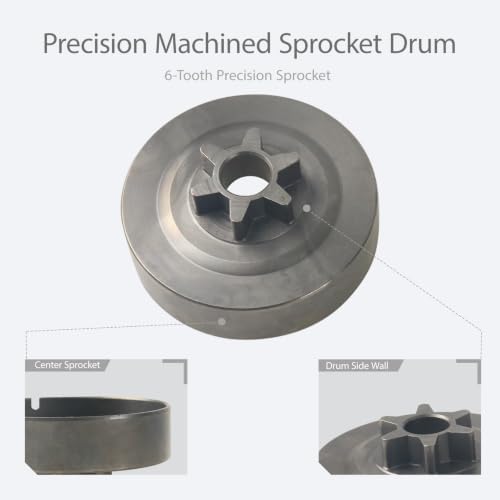 Lcunm Clutch Drum Sprocket Needle Cage suitable for Stihl 017 018 019T MS170 MS180 MS190 MS190T MS210 MS230 MS250 Chainsaw — view 6