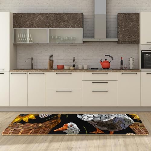 Alfombra de cocina lavable y mullida para proteger tu suelo de manchas y agua 3