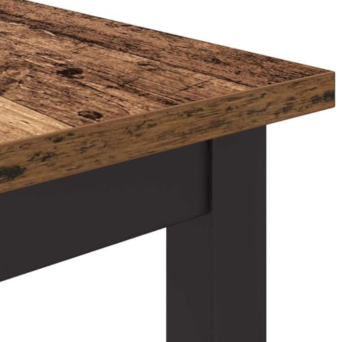 Table de travail en bois recyclé réglable pour optimiser les petits espaces de bureau - 8