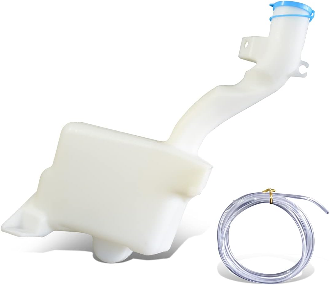 Auto Dynasty AC1288138 Factory Style Car Windshield Washer Reservoir Tank - Reservoir Cap | Fluid Level Sensor | Washer Fluid Pump - Compatible with Acura MDX 10-13, White