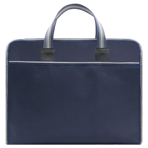 Sac à documents en toile zippé idéal pour vos rendez-vous et trajets quotidiens