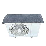 YAOHY Cubierta De Aire Acondicionado para Exteriores Multifuncionales De Funda para Aire Acondicionado para Exteriores Impermeables(Gray,S)