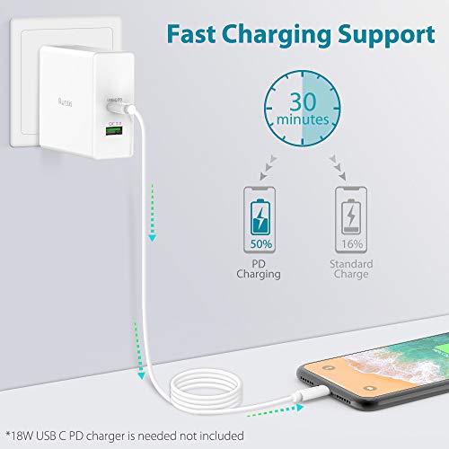 Quntis 1,8m Cavo USB C a Lightning [Certificato