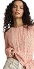 Z SUPPLY Women's Upland Crochet Sweater Top, Bellini Pink (US, Alpha, Medium, Regular, Regular, Standard, Bellini) #2