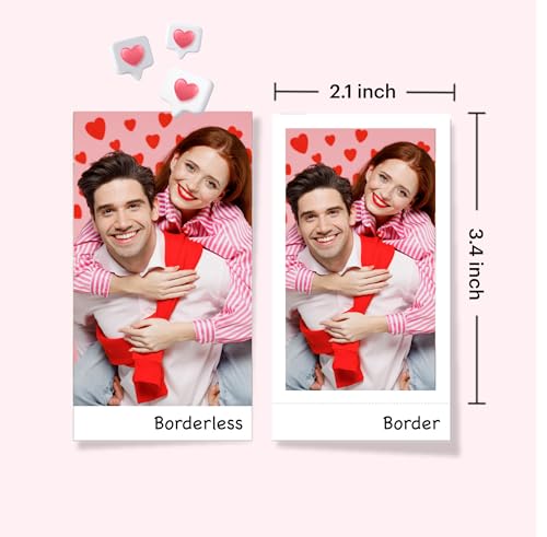 KODAK Mini 2 Retro 4PASS Portable Photo Printer (2.1x3.4 inches) + 8 Sheets, Black - Image 3