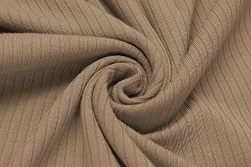 Urru Men's Muscle T Shirts Stretch Short Sleeve Workout Tee Casual Slim Fit Polo Shirt Khaki M #TOP5