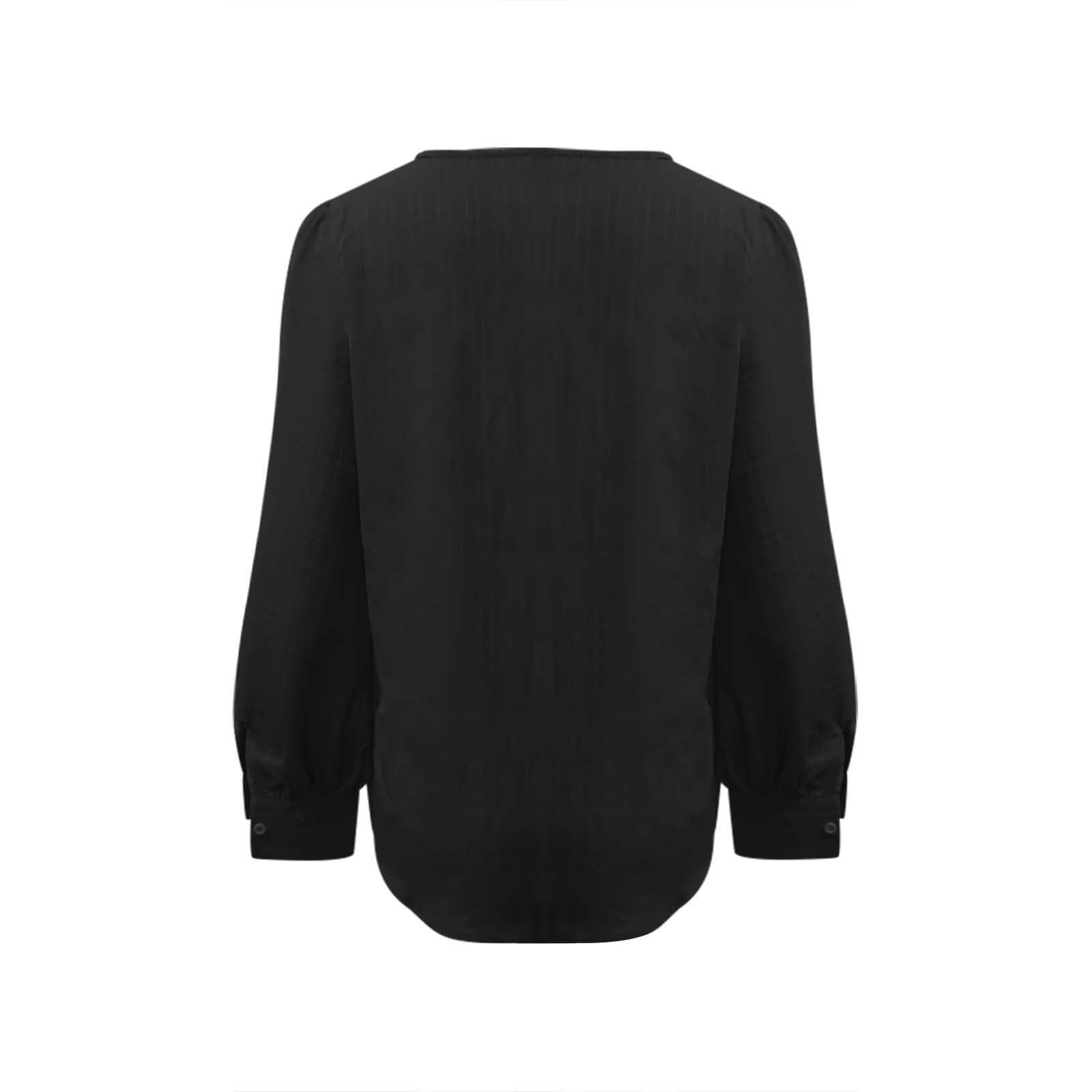 Long Sleeve Shirts for Women 2024 V Neck Lace Tops Business Casual Dressy Blouses Work Oversized Shirts Fall Clothes
