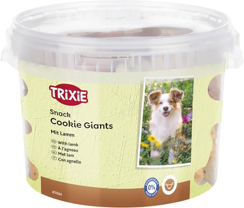 Trixie Cubo Snacks Biscotti Giganti, Agnello, ø7 cm, 1.250 g, Cane