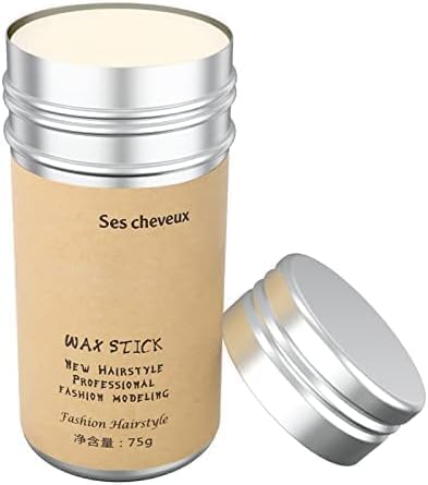 Hair Wax Stick, 3.6oz Hair Wax Stick for Strong Hold Hair Pomade Stick Longer Lasting Styling Wax Stick for Hair for Fly Away Edge Frizz Hair