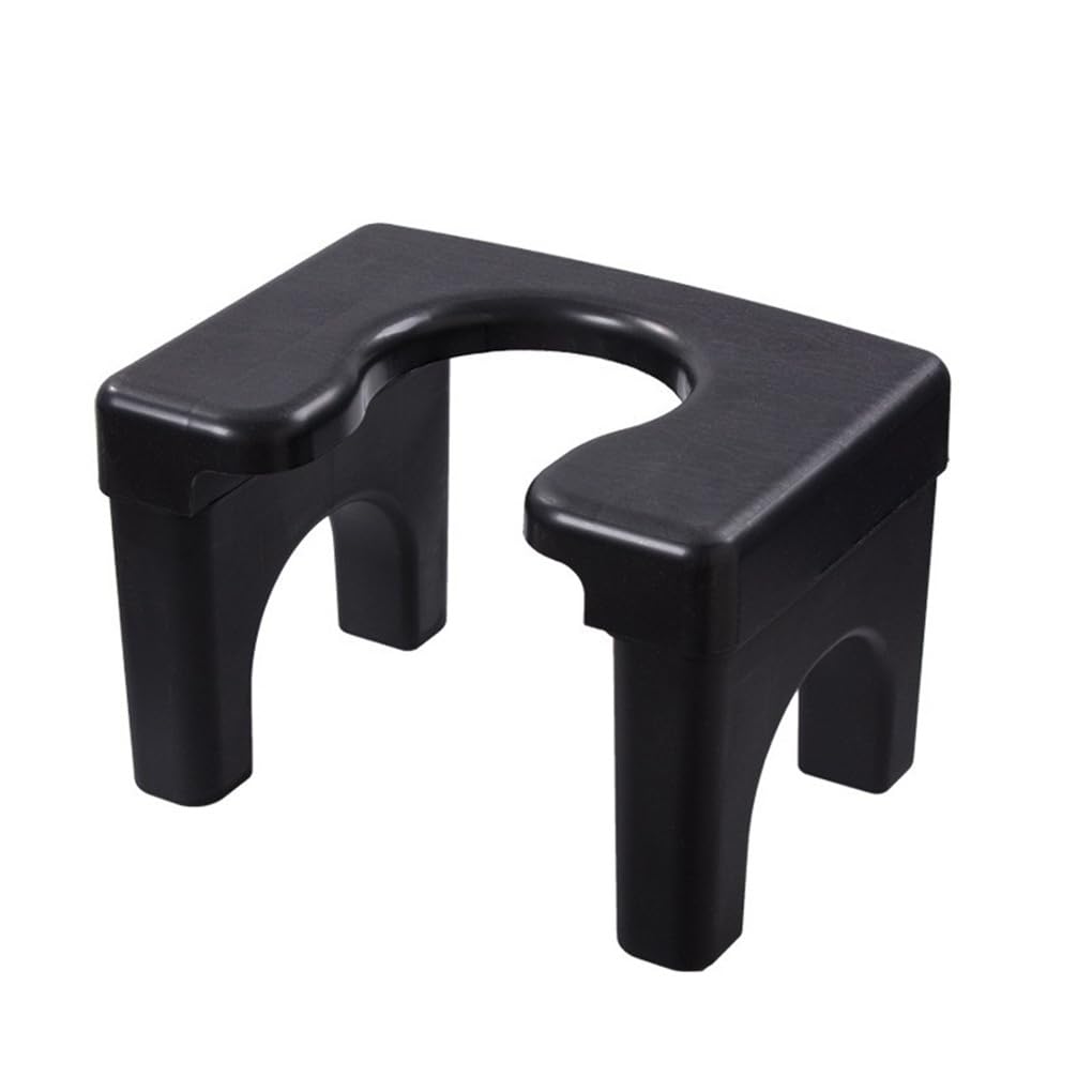 Abattant de toilette noir au design stable en polypropylène haut de gamme