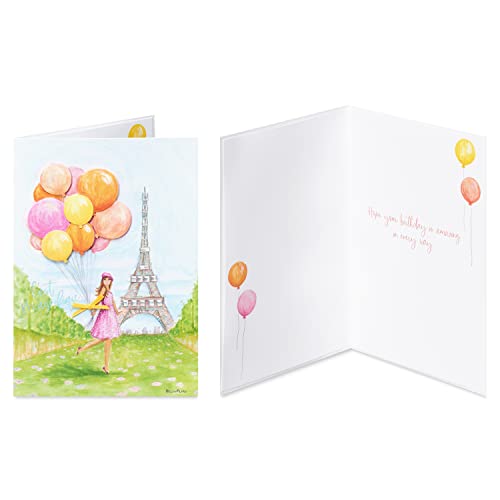 Image of Papyrus Deluxe Boxed Birthday Card Assortment - Designed by Bella Pilar, City Fashion (4-Count)
