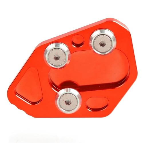 Béquille latérale pour BMW R1200S 2006-2008 rallonge de support en aluminium rouge