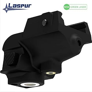 Laspur Tactical Low Profile Sub Compact Picatinny Rail Mount Green Dot Laser Sight