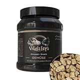 Vitalsteps Knusper-Snack Gemüse 500g | Mit Kartoffel, Süßkartoffel, Johannisbrot, Zucchini, Kürbis, Pastinake, Apfel, Hagebuttenschale, Kokosnuss und Banane