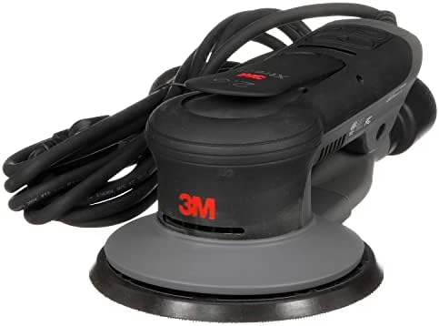 3M Xtract Electric Random Orbital Sander, Ergonomic and Lightweight ROS, 88760, 6 in, Central Vacuum, 3/16 in Orbit, 110V, 350W Motor, Metal Fabrication, Woodworking