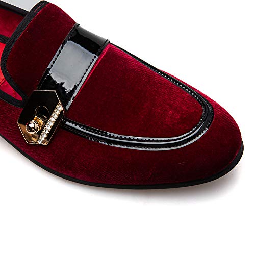 Image of JITAI Men's Lindford Moc Toe Bit Slip-on Penny Loafer Party Shoes