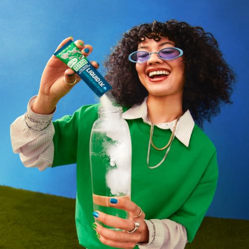 Image of Liquid I.V. Hydration Electrolytes, Grillo's Dill Pickle, 10 Count | Scientifically Formulated | Clinically Proven Hydration | No Artificial Sweeteners | Non-GMO | Vegan | Powder Drink Mix