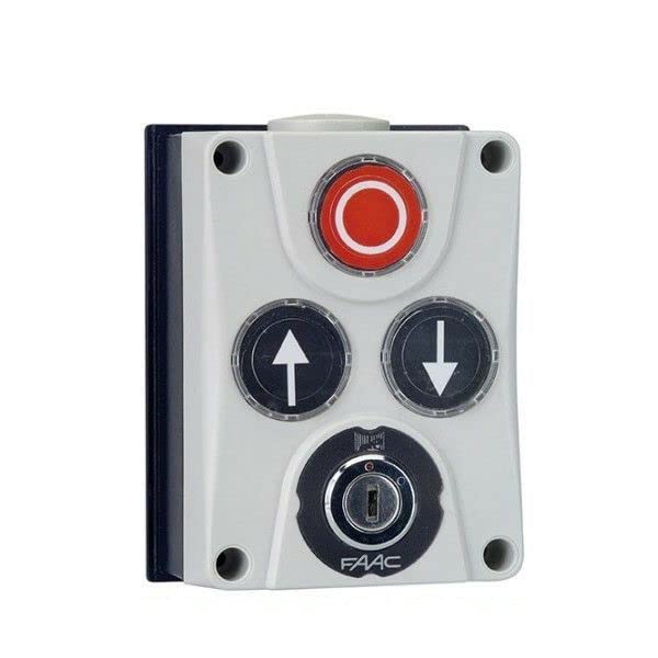 Dieffematic Pulsantiera XB300 - Comando per Motoriduttore 230V - Compatibile FAAC 402500 Automazione Cancello 540 V BPR
