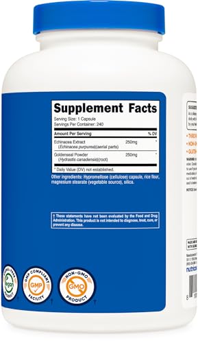 Nutricost NC-ECH-GLDS240V Echinacea & Goldenseal Root thumb #4