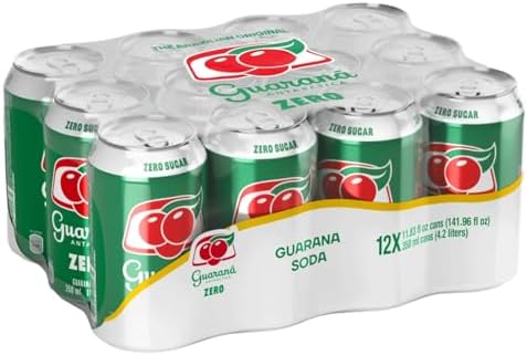 Brex America Soda, Guarana Diet, 12-Ounce (Pack of 12)