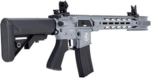 Lancer Tactical LT-25 ProLine Series M4 SPR Interceptor Airsoft AEG Rifle HIGH FPS Gray 395 FPS