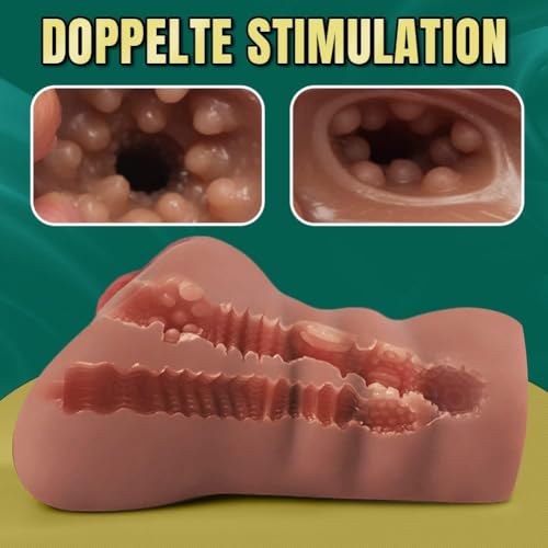 Taschenmuschi Masturbator Masturbieren für Männer 650g, Masturbator Muschi Taschenmuschi Realistisch Groß Sex Spielzeug, Mastubrator mit 3D Pocket Pussy Vagina Sex Toys