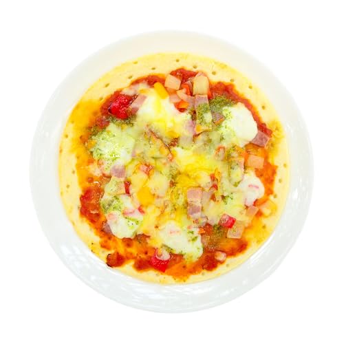 ぶどうの樹シェフ特製 自家製ベーコンのジェノベーゼピザ 約15cm×1枚 pizza ピッツァ オリジナルピザソース ベーコン 玉葱 パプリカ ジェノバソース 簡単調理 洋食 惣菜 加工食品 冷凍