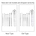 Cleang Earwax Removal Kit 12×3×3 6pcs Set Stainless Steel Earwax Picker Earwax Remover Cleaning Tool with Box