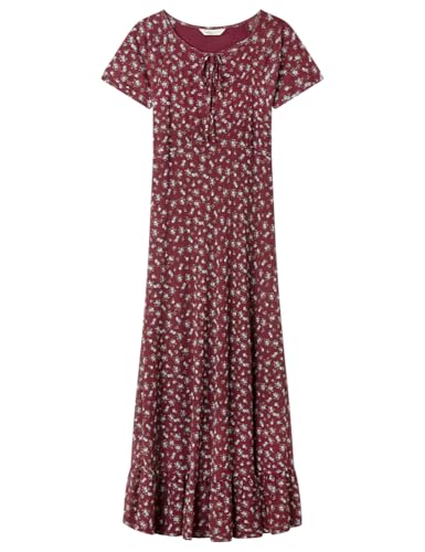 Springfield Nueva Camisa De Estructura con Bordado De Árboles, Wine, S