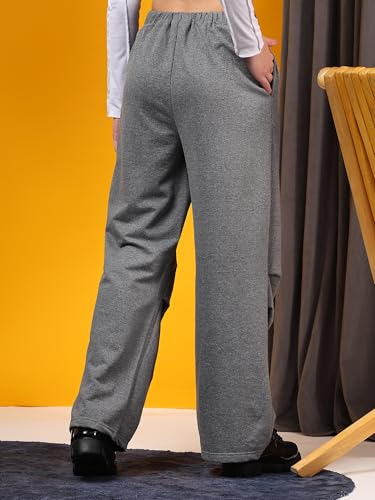 Image of KOTTY Women's Stretch Fit Mid Rise Comfortable Stylish and Fashion Stretchable and Versatile Trackpants
