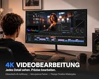 ZZA 32 Zoll 4K UHD PC Monitor, 3840×2160, 60Hz, AMD FreeSync, 1ms, VA-Panel – Ansicht 8