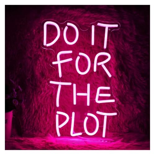 Néon LED décoratif Do it for the plot à intensité variable USB - 5