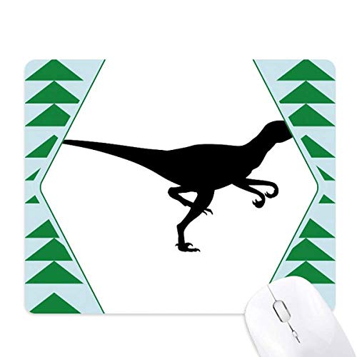 Tapis de souris dinosaures miniature en caoutchouc vert pin pour bureau