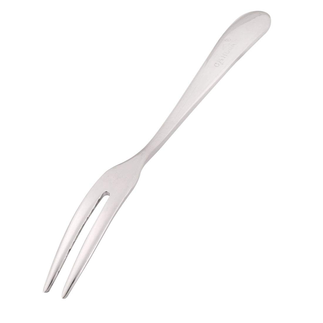Ruilogod Acero inoxidable Inicio Restaurante Cake Fruit Snack Postre Tenedor 12cm Longitud 24pcs