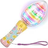 Magic Ball Wand for Kids 7.5' - Custom Egg-Shaped Top Light Up Magic Ball Toy Wand with Batteries Included - Flashing LED Spring Summer Toy Wands for Boys & Girls, Fun Gift or Birthday Party Favor