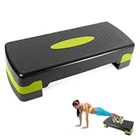 Aerobic Stepper Fitness Board – Steppbrett Aerobic Höhenverstellbar auf 10/15 cm – Für Home Gym & Büro, Krafttraining, Yoga & Cardio Workouts – 67x27 cm