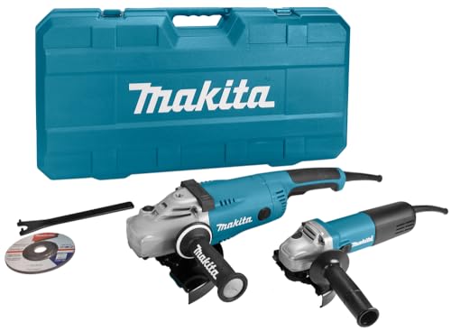 Lot de 2 meuleuses filaires GA9020 et 9558HNRG - MAKITA DK0053G